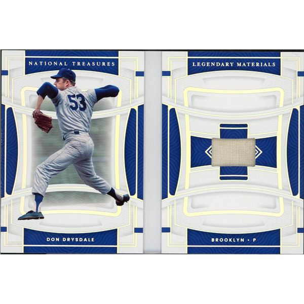 2022 Panini National Treasures Don Drysdale Legendary Materials Patch #4/10