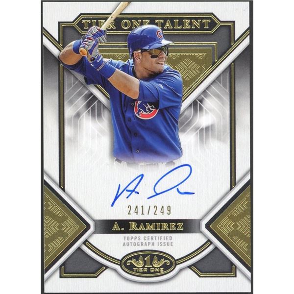 2023 Topps Tier One Aramis Ramirez autograph #241/249