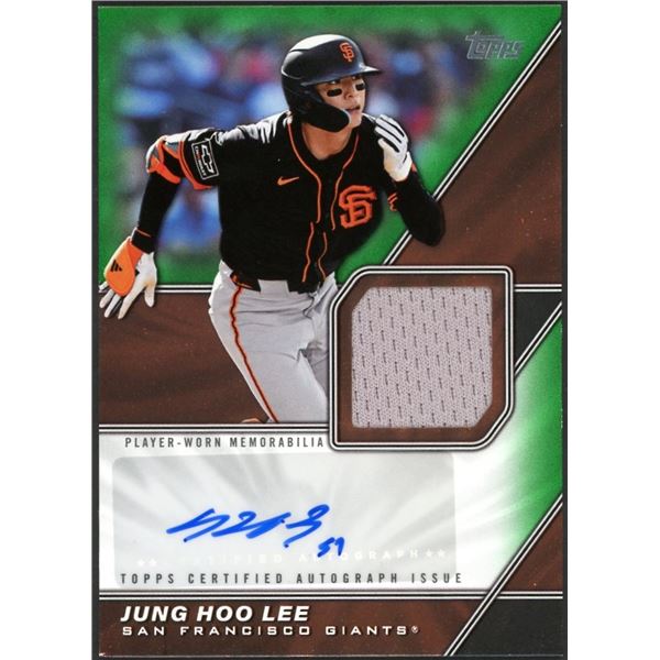 2026 Topps Jung Hoo Lee Major League Material Autograph #68/99