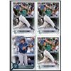 Image 1 : 4x 2022 Cal Raleigh rookie card lot including Opening Day SSP