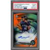 Image 1 : 2022 Bowman Platinum Harry Ford Top Prospects auto orange #9/25 - PSA 9/auto 10