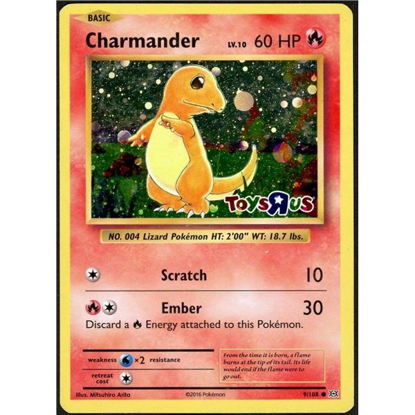 2016 Pokemon Charmander Toys R US promo - creased
