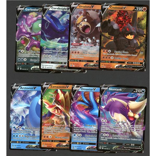 8x Pokemon V rare lot