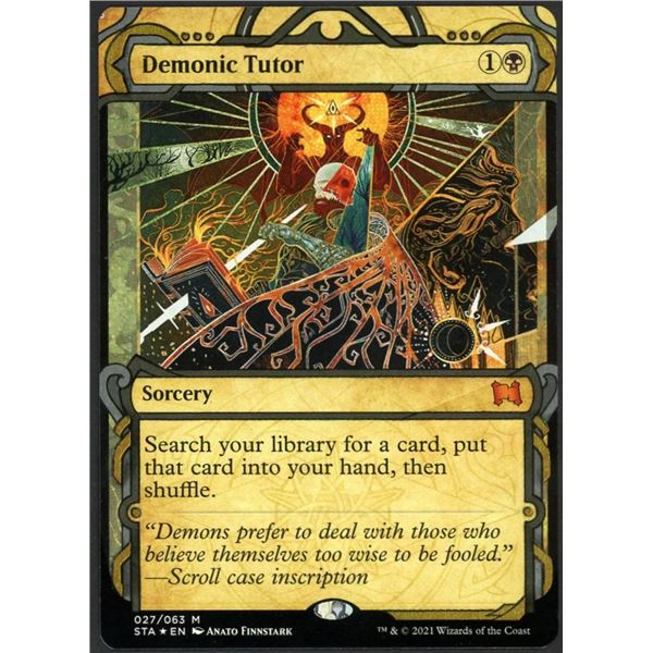 2021 Magic the Gathering Demonic Tutor - Strixhaven Mystical Archives - NM