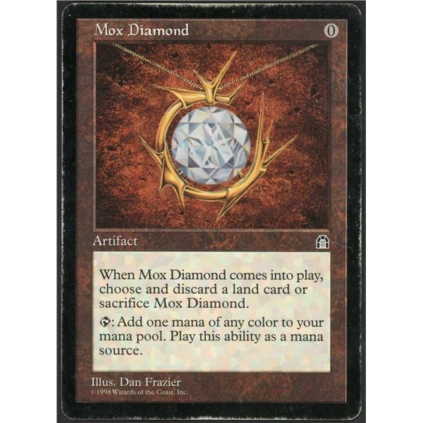 1998 Magic the Gathering Mox Diamond - HP
