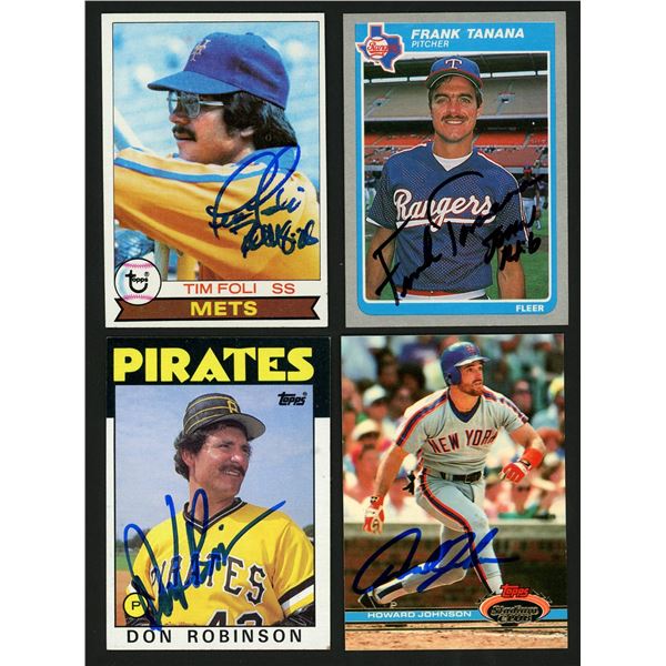 Lot of 11 x Autographed Baseball Cards