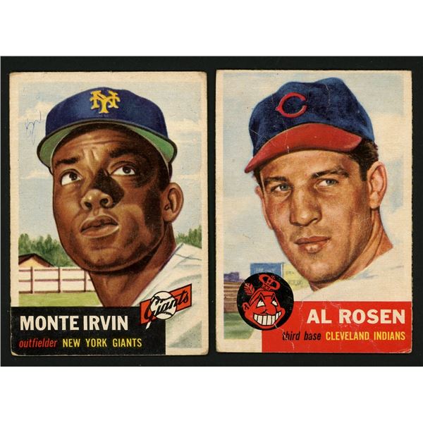 Lot of 2 x 1953 Topps Baseball Cards (HOF)