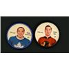 Image 1 : Lot of 2 x 1961-62 Shirriff/Salada Hockey Coins (HOFers)