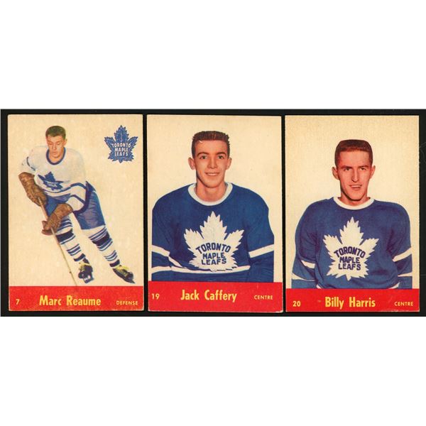 Lot of 3 x 1955-56 Parkhurst Hockey Cards (Rookies)