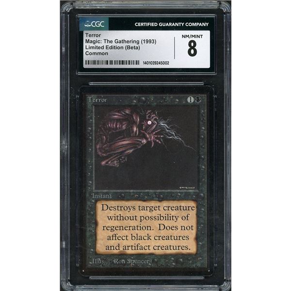 1993 Magic the Gathering Terror BETA - CGC 8