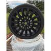 Image 2 : Hyundai Black Alloy Wheels with Mounted Tires