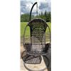 Image 4 : Outdoor Hanging Egg Chair with Stand