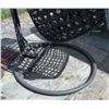 Image 7 : Outdoor Hanging Egg Chair with Stand