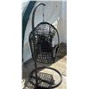 Image 8 : Outdoor Hanging Egg Chair with Stand