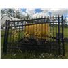 Image 1 : Black and Gold Iron Decorative Fence Panels
