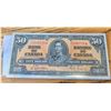 Image 1 : 1937 Bank of Canada $50 Bill, King George VI, Serial #2997284