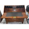 Image 2 : Mahogany Drop-Front Secretary Desk w/Brass Pulls