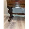 Image 4 : Wooden Sideboard Cabinet w/ Dual Doors & Ornate Detailing