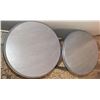 Image 4 : Grey Wooden Round Side Tables with Bobbin Legs
