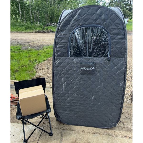 Willowybe Portable Personal Steam Sauna With Chair