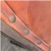 Image 5 : Curved Wood and Leather X-Frame Bench