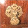 Image 2 : Wooden Side Cabinet w/ Drawer, Cabinet & Brass Pulls