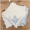 Image 8 : Picnic Pack- Embroidered Linens Basket Pyrex Casserole Dishes & more