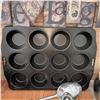 Image 6 : Stainless Steel Cookware and Cooking Utensil Lot with Muffin Pan