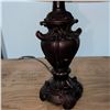 Image 4 : Table Lamps with Fabric Shades and Ornate Resin Bases