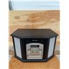 Image 1 : Memorex Stereo System with Turntable, Cassette, CD Recorder, and AM/FM Radio, 12 x 19 Inches Tall