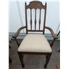 Image 6 : Wooden Dining Table with Six Chairs, 38 x 52 x 29 Inches