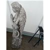 Image 3 : Cast Concrete Garden Angel Statue with Folded Hands 52”tall