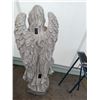 Image 4 : Cast Concrete Garden Angel Statue with Folded Hands 52”tall