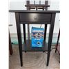 Image 4 : Wood Side Table and Shoji Style Table Lamp Set