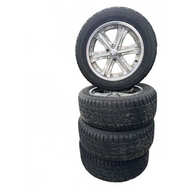 Four Sailun Terramax 275/55R20 Tires with Alloy Wheels