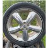 Image 2 : Five Used Car Tires with Rims