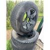 Image 4 : 4 Toyo Open Country A/T Tires with Black 5-Spoke Vehicle Rims