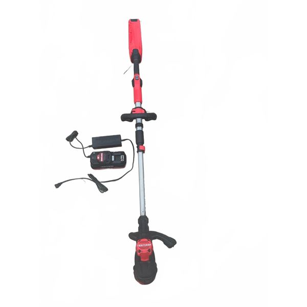 CRAFTSMAN Cordless Brushless 20V String Trimmer with Battery and Charger