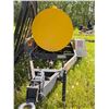 Image 2 : Yellow Steel Tank Trailer with Single Axle