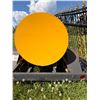 Image 4 : Yellow Steel Tank Trailer with Single Axle