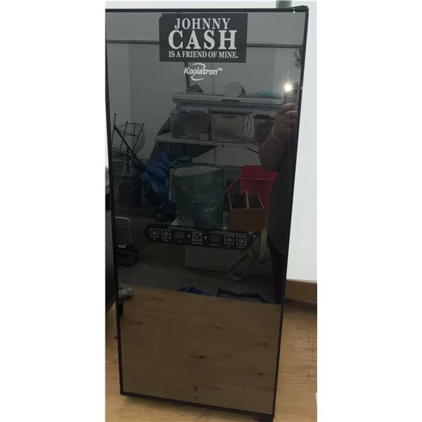Koolatron JC-68DPTW Wine Cooler With Johnny Cash Sticker