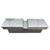 Image 1 : UWS Aluminum Crossover Truck Tool Box with Diamond Plate Finish