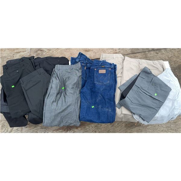 Men’s assortment of shorts, vans, wranglers, micros, and more size 36 waist