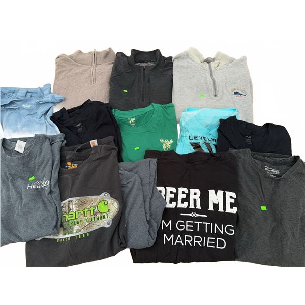 Men's Clothing including Hoodies, T-Shirts, and Jackets