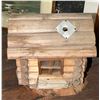Image 3 : 2 Framed Prints and Log Cabin Birdhouse