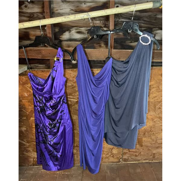 Le Château Off the Shoulder Dresses Lot, Size Medium, Set of 3