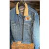 Image 2 : Carroll Original Wear Leather Rodeo Jacket & Stormrider Denim Safety Jacket, Size L