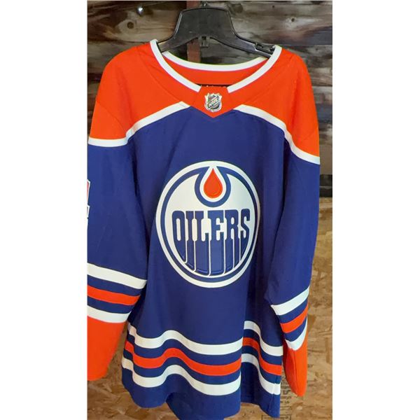 Adidas Stuart Skinner Edmonton Oilers Jersey Size 54
