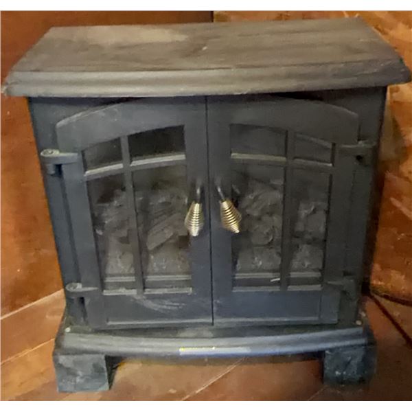 Mini Electric Fireplace Heater With Log Effect