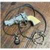Image 1 : Novelty Pendants: Gun, Las Vegas, Footprint on Cord